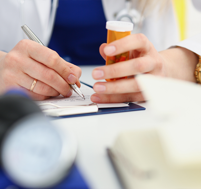 Medicamentos, Amostras de exames